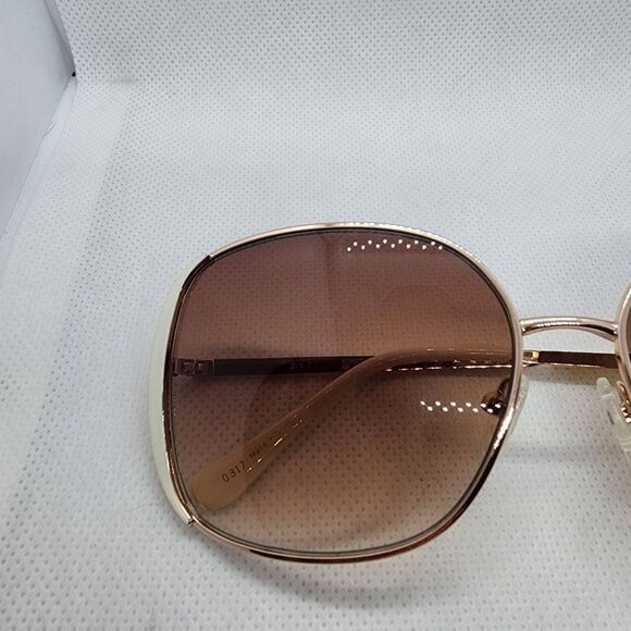 Kenneth Cole Reaction Gold & White Sunglasses - Picture 5 of 14